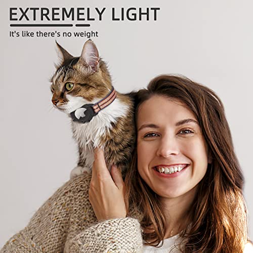 FEEYAR Reflective GPS Collar with Apple AirTag for Cats
