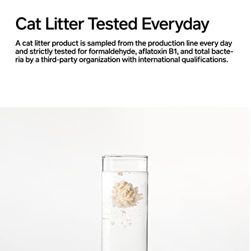 xDFLUSH Tofu Cat Litter, Natural & Dust-Free - 5.3lb
