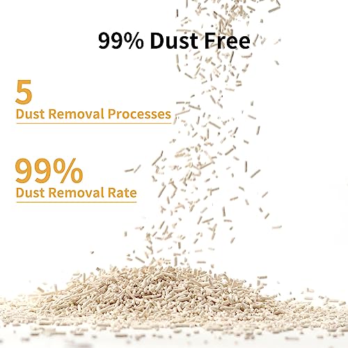 FUKUMARU Flushable Tofu Clumping Cat Litter, 16.5 lbs