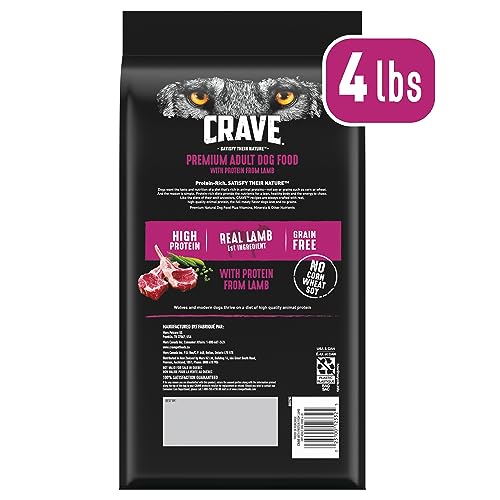 Lamb High Protein Dog Food - 4 lb