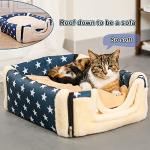 ANPPEX Igloo Dog House, Portable Cat Igloo Bed