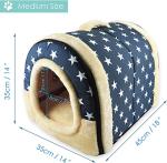 ANPPEX Igloo Dog House, Portable Cat Igloo Bed