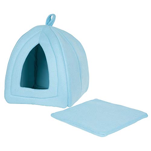 PETMAKER Cat House - Indoor Bed with Removable Foam Cushion - Pet Tent