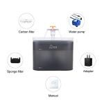 67oz Fantasy Cat Water Fountain with LED Light and Filter