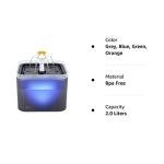 67oz Fantasy Cat Water Fountain with LED Light and Filter