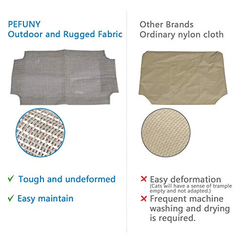 Window Mounted Cat Bed for Large Cats - Beige