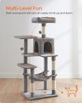 Feandrea 56.3-Inch Multilevel Indoor Cat Tree