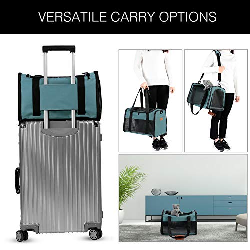 Akinerri Airline Approved Pet Carriers,Soft Sided Collapsible Pet Travel Carrier