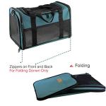 Akinerri Airline Approved Pet Carriers,Soft Sided Collapsible Pet Travel Carrier