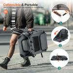 Reerooh Large 24"x17"x17", Soft Sided Cat Carrier Collapsible Travel Carrier Bag