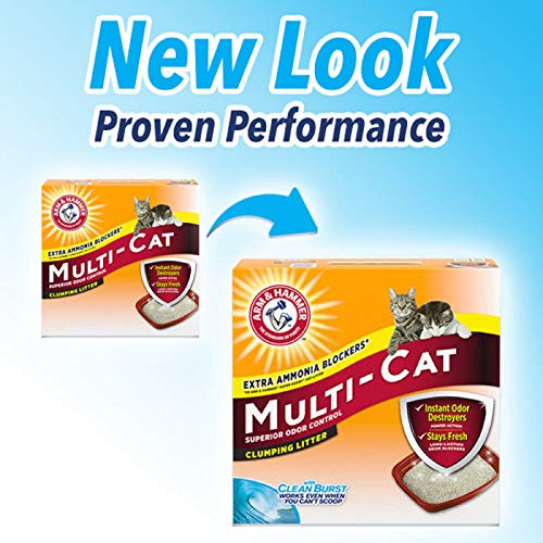 40lb Arm & Hammer Clumping Cat Litter - Multi-Cat