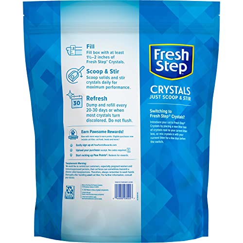 Fresh Step Crystals, Ultra Lightweight Cat Litter (2x8lb)