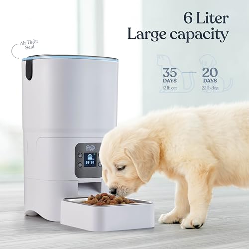 Smart Cat Feeder - LCD Screen Display - Portion Control