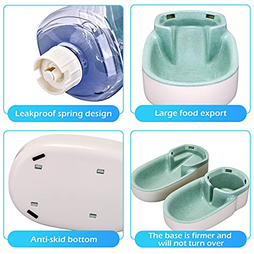 Cat Food and Water Dispenser Set - 2 Gallon