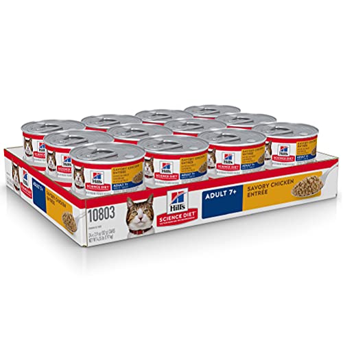 Hill's Senior Wet Cat Food - Chicken, 2.9oz, 24-Pack