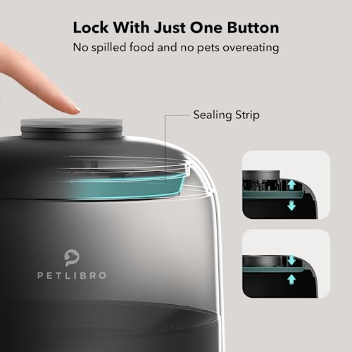Automatic Cat Food Dispenser with Long Battery Life