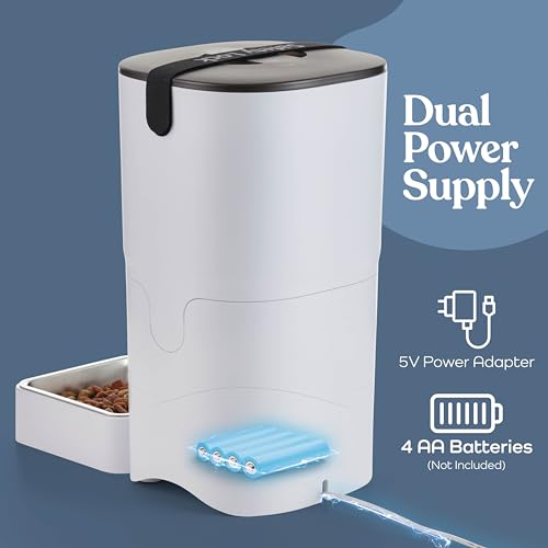 Smart Cat Feeder - LCD Screen Display - Portion Control