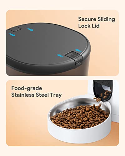 Katalic 4L Cat Food Dispenser with Voice Recorder