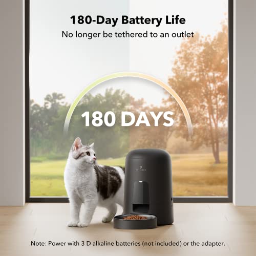 Automatic Cat Food Dispenser with Long Battery Life