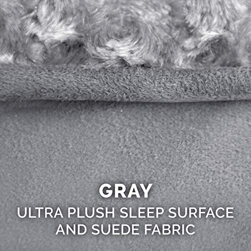 Jumbo Plus/XXL Gray Furhaven Orthopedic Cat Bed