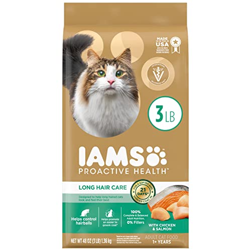 IAMS Long Hair Care Cat Food, 3 lb. Bag