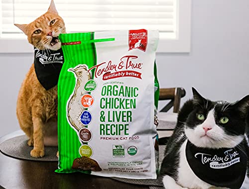 Organic Chicken & Liver Recipe Cat Food, 3 lb