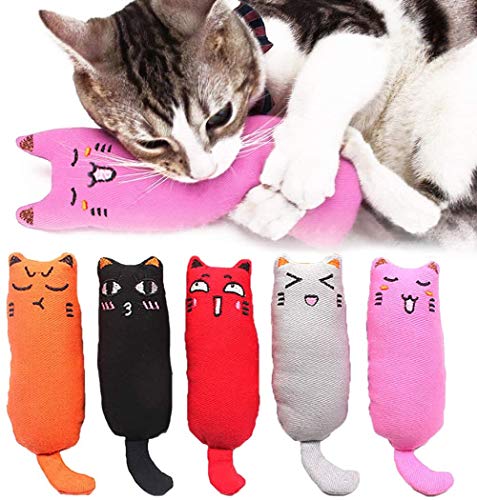 Legendog 5Pcs Catnip Toy - Bite Resistant, Multicolor