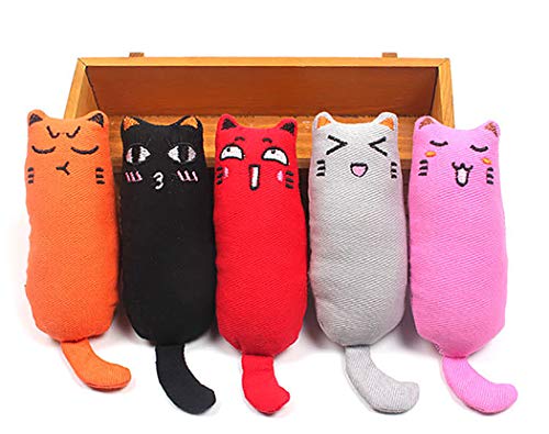 Legendog 5Pcs Catnip Toy - Bite Resistant, Multicolor