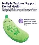 Crunchy Pickle Kicker Catnip Toy for Cats