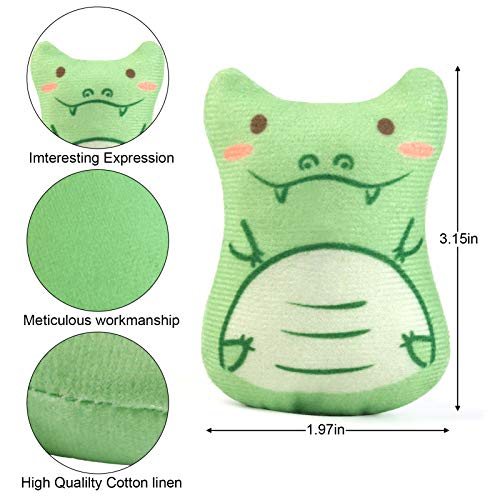 Catnip Toys for Indoor Cats - 5 Plush Interactive Toys