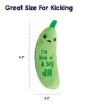 Crunchy Pickle Kicker Catnip Toy for Cats