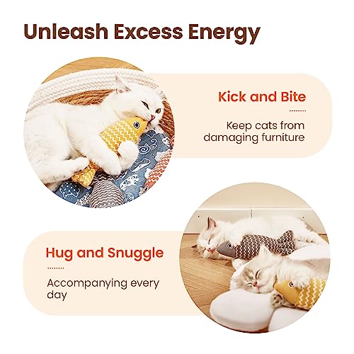 Catnip Fish Toys: Interactive Kicker for Indoor Kitty