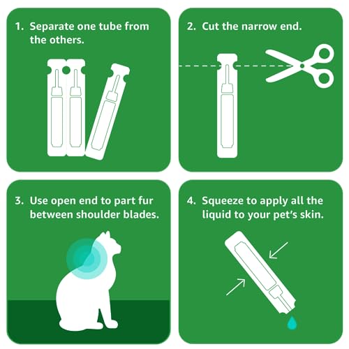 Flea and Tick Topical Treatment for Cats (6 count)