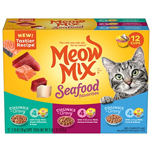Seafood Variety Pack for Cats - 12 Cups
