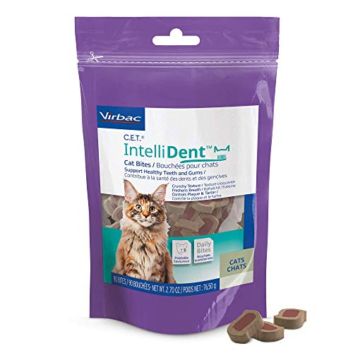 Virbac C.E.T. Intellident Cat Bites Dental Treats - Chicken (90ct)