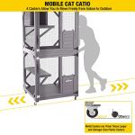 Catio Cat House Outdoor with Resting Box, Waterproof