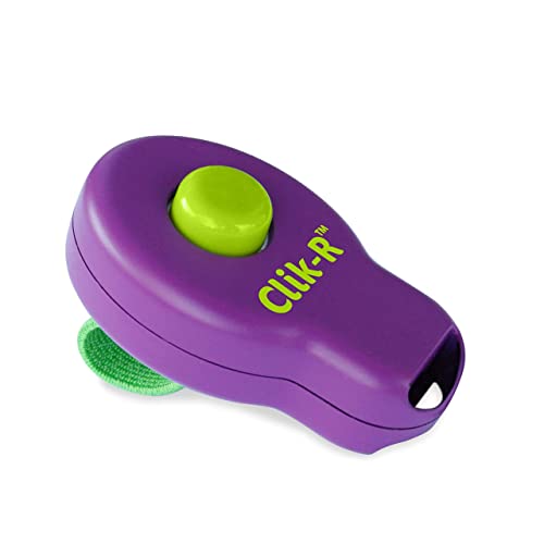 Purple PetSafe Clik-R Dog Training Clicker - All Ages
