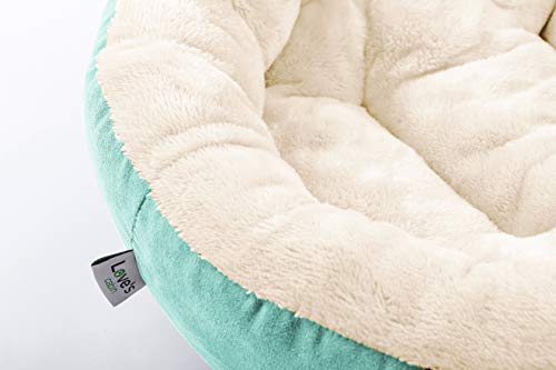 Love's Cabin Round Donut Cat and Dog Cushion Bed, 20in