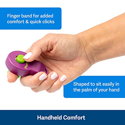 Purple PetSafe Clik-R Dog Training Clicker - All Ages