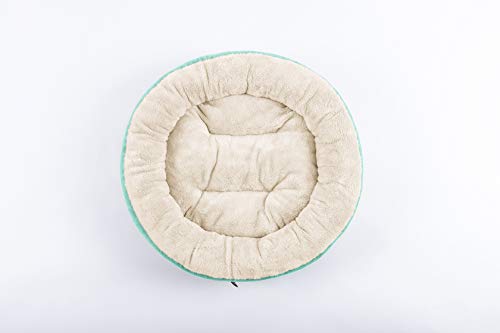 Love's Cabin Round Donut Cat and Dog Cushion Bed, 20in