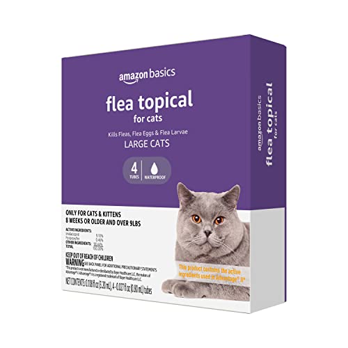 Large Cat Flea Topical - 4 Count