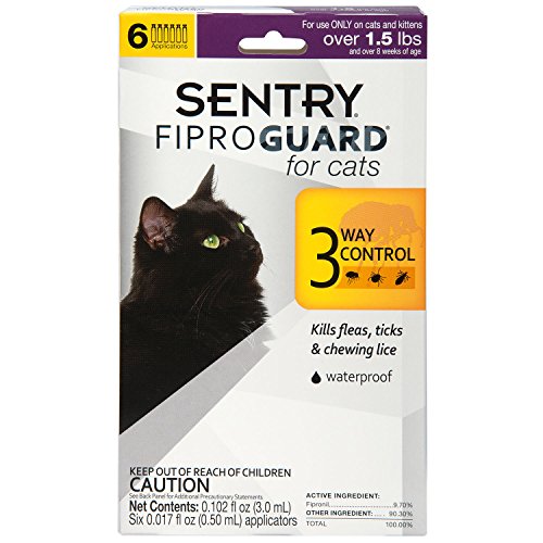 Fiproguard for Cats: 6 Month Flea Tick Prevention
