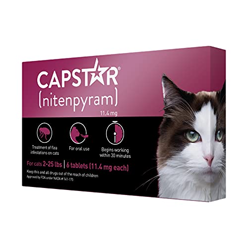 Capstar: Fast-Acting Oral Flea Treatment Tablets for Cats