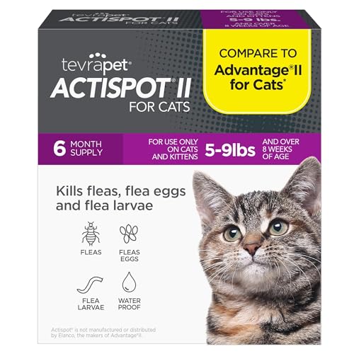 TevraPet Actispot II Flea Treatment for Cats