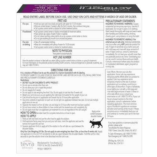 TevraPet Actispot II Flea Treatment for Cats