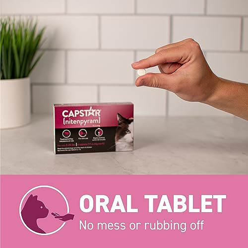 Capstar: Fast-Acting Oral Flea Treatment Tablets for Cats
