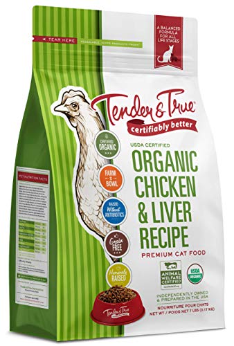 Organic Chicken & Liver Recipe Cat Food, 7 lb