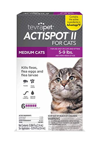 TevraPet Actispot II Flea Treatment for Cats