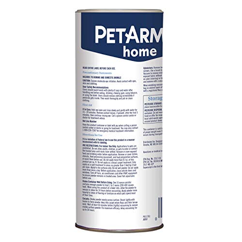 Cats Flea and Tick Carpet Powder, 16 Ounce
