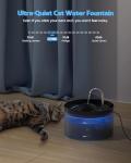 UIOOQ Cat Water Fountain with Ultra Silent Pump